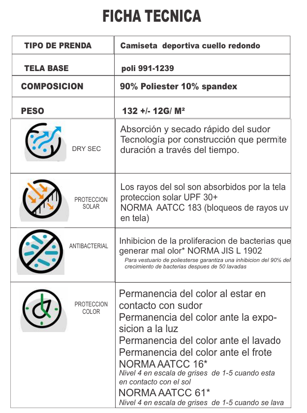 Camiseta Edición Corre Con FemTribe Ricaurte 2025 Ficha técnica